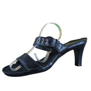 Aerology Women's Pot of Gold Slide Black Synthetic Sz 10 Medium Gently Used 2025